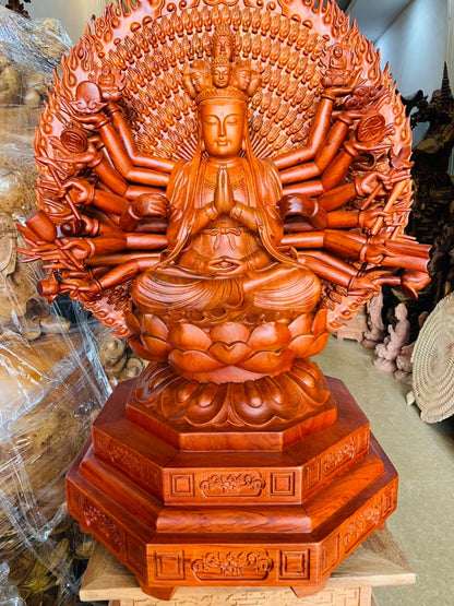 Tượng Thiên Thủ Thiên Nhãn Gỗ Hương