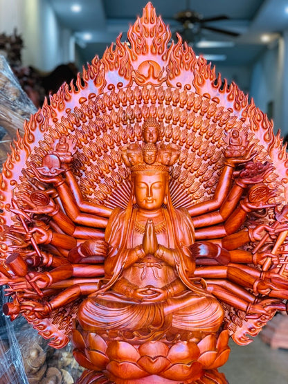 Tượng Thiên Thủ Thiên Nhãn Gỗ Hương