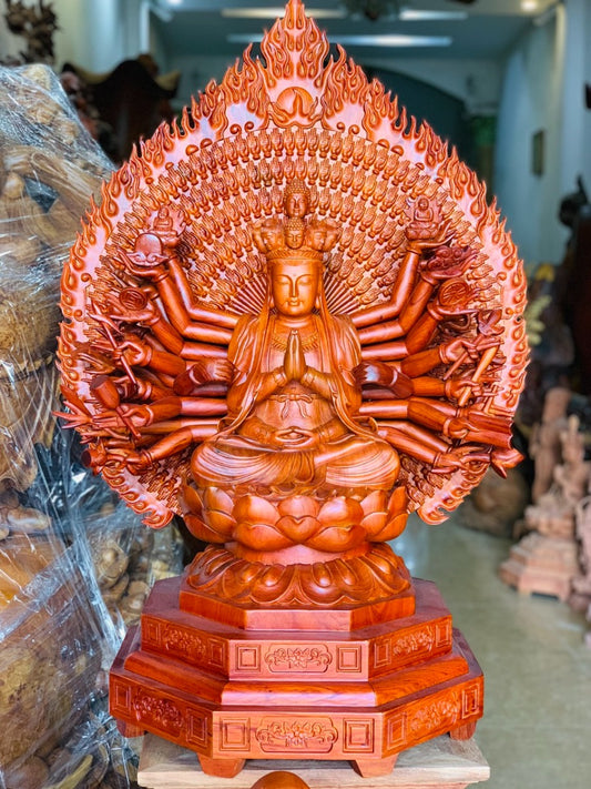 Tượng Thiên Thủ Thiên Nhãn Gỗ Hương
