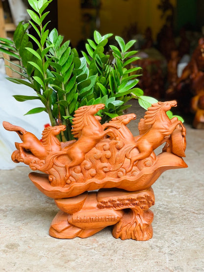 Tượng Ngựa Bát Mã  - Mã Đáo Thành Công