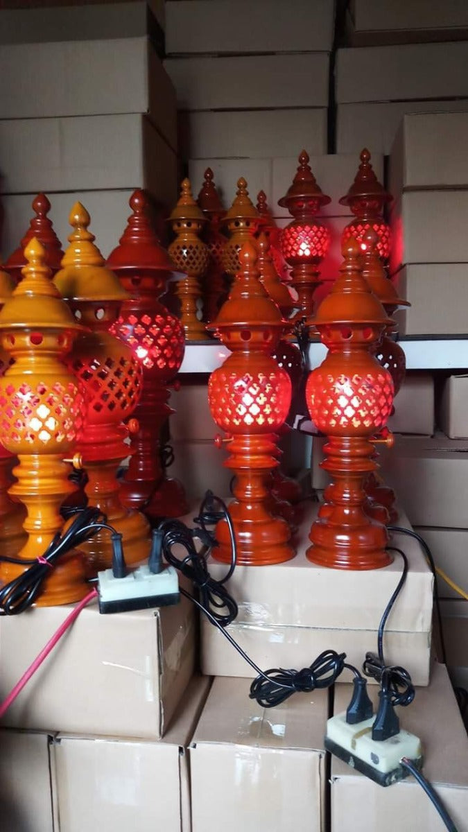 Đèn Thờ Bằng Gỗ Hương