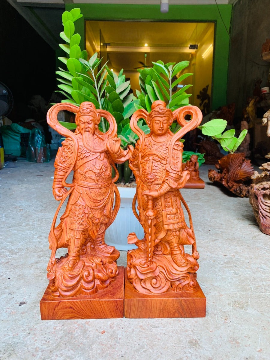 Hai Vị Hộ Pháp - Vi Đà Tôn Thiên Và Quan Công cao 70