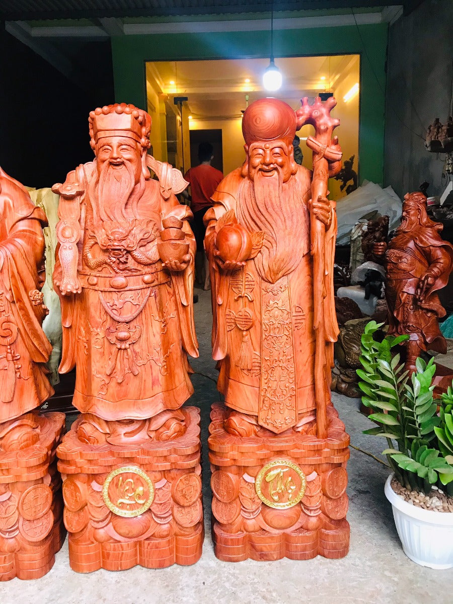 Tượng Tam Đa - Phúc Lộc Thọ Cao 126cm