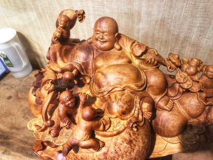 Di lặc Gỗ Nu Hương