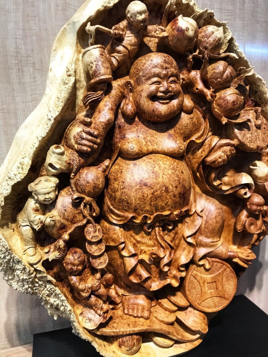 Di lặc Gỗ Nu Hương