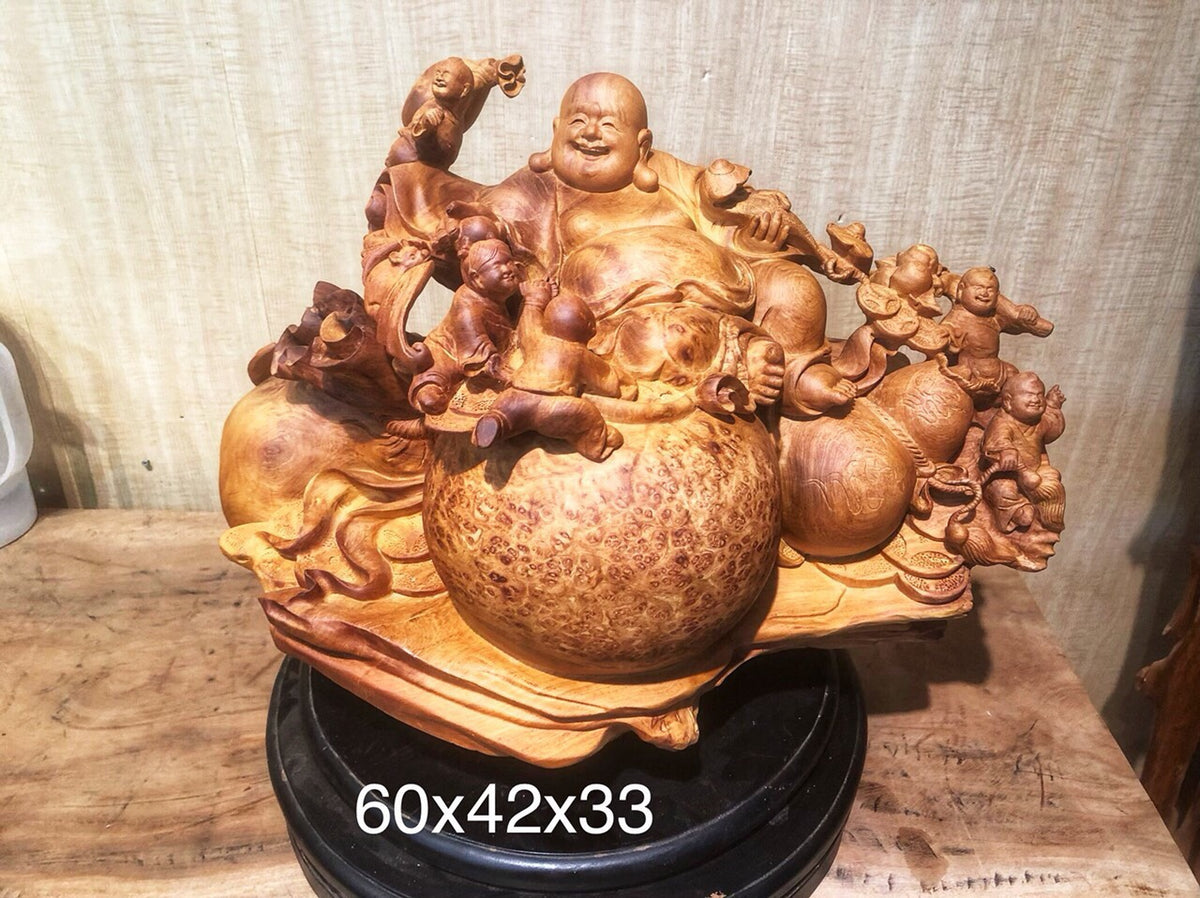 Di lặc Gỗ Nu Hương