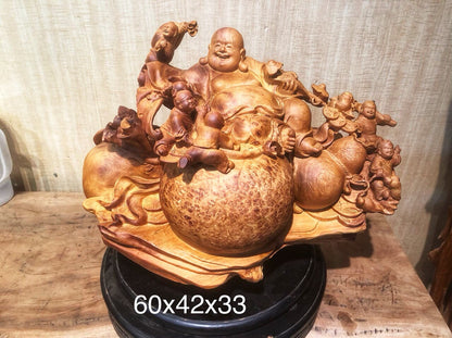 Di lặc Gỗ Nu Hương
