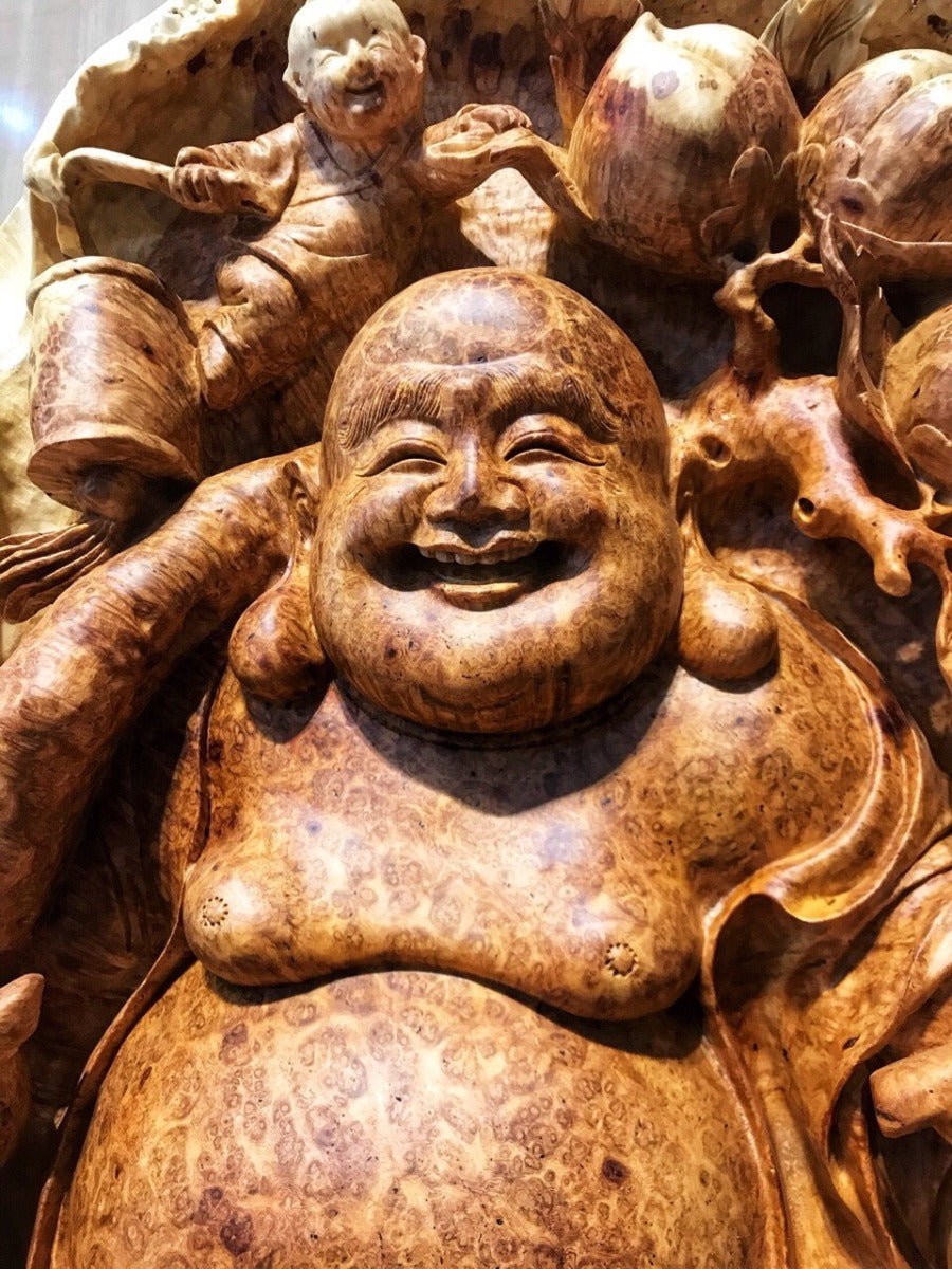 Di lặc Gỗ Nu Hương