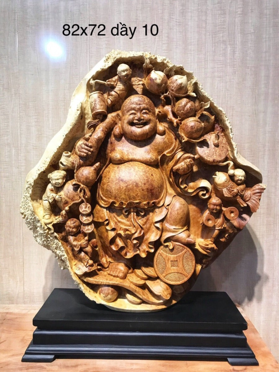 Di lặc Gỗ Nu Hương