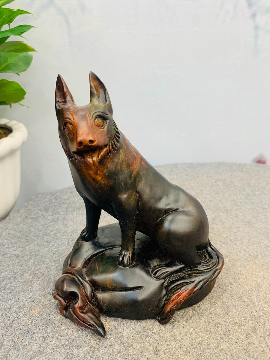 Tượng Linh Vật 12 Con Giáp Gỗ Trắc