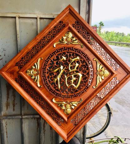 Tranh Gỗ Chữ Phúc