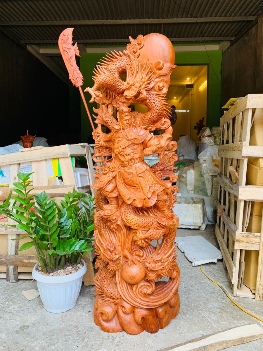 Tượng Quang Công Tam Long  Đẹp