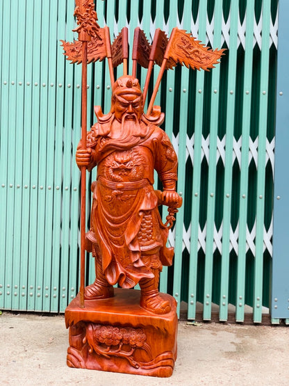 Tượng Quan Công Võ Thánh Chống Đao Đế Tùng Cao 80