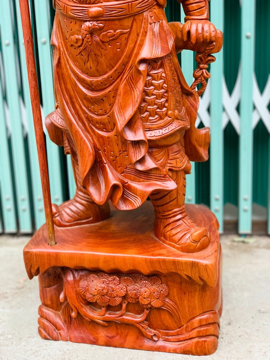 Tượng Quan Công Võ Thánh Chống Đao Đế Tùng Cao 80