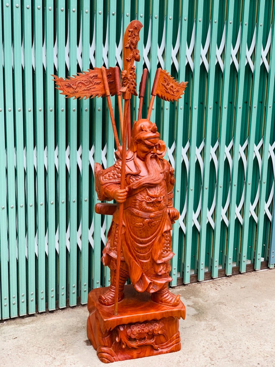 Tượng Quan Công Võ Thánh Chống Đao Đế Tùng Cao 80
