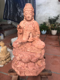 Quan Âm Ngồi Đài Sen cao 50
