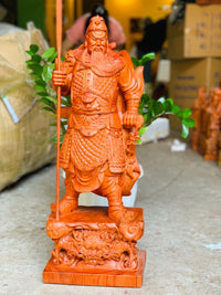 Tượng Quan Công Chống Đao Đứng Đế Đầu Rồng 80
