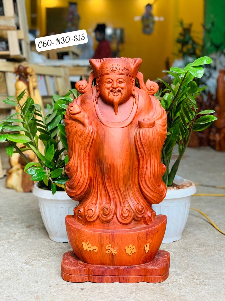 Tượng Thần Tài Hoan Hỷ Cao 60
