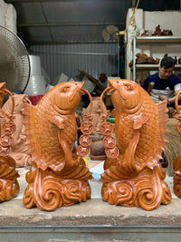 Cặp Tượng Cá Chép Phong Thủy