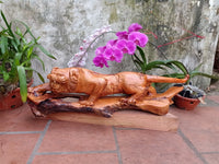 Hổ Gỗ Hương -  Tượng Hổ Phong Thủy Trấn Thạch