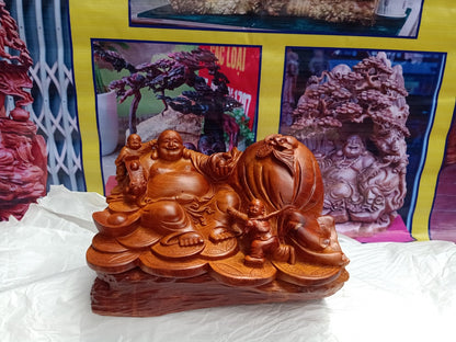 Di Lặc Ngồi Bên Bao Tiền Chiêu Tài Lộc