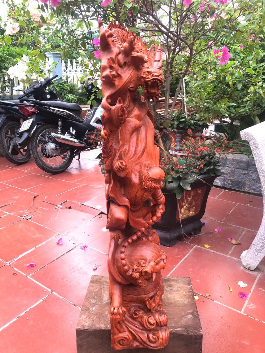 Đạt Ma Hàng Long Cưỡi Nghê
