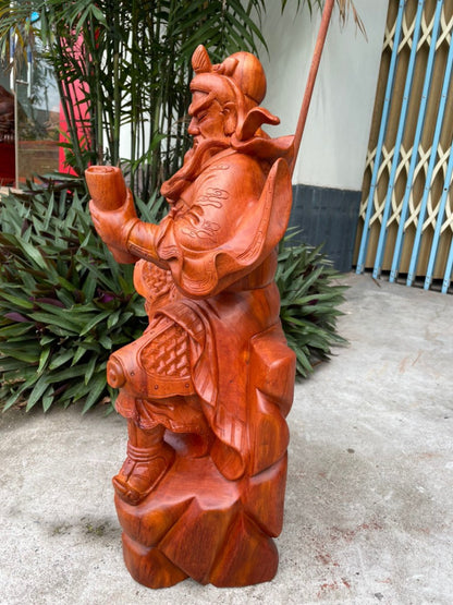 Tượng Quan Công Ngồi Đọc Sách Cao 70