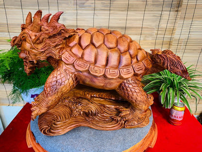 Tượng Long Quy Phong Thủy -Mình Rùa Đầu Rồng