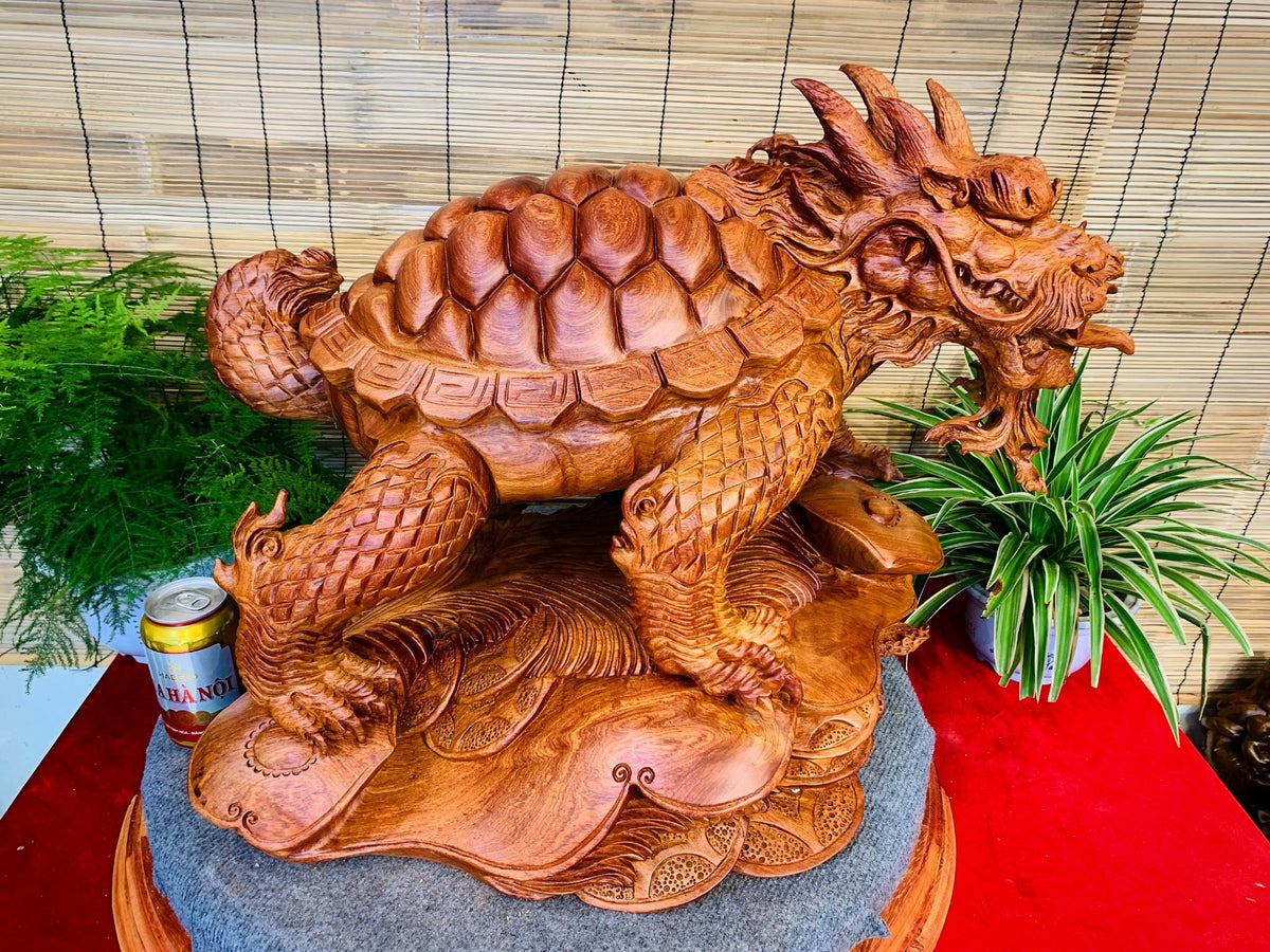 Tượng Long Quy Phong Thủy -Mình Rùa Đầu Rồng