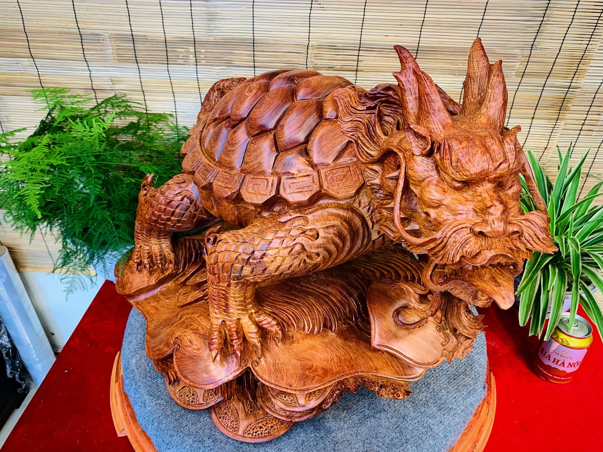 Tượng Long Quy Phong Thủy -Mình Rùa Đầu Rồng