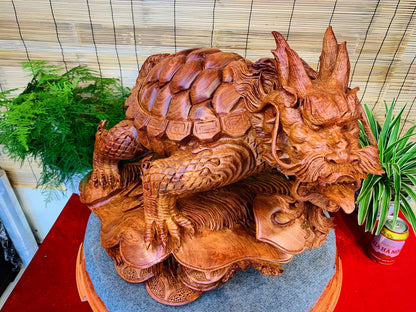 Tượng Long Quy Phong Thủy -Mình Rùa Đầu Rồng