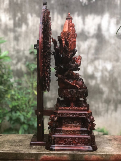 Phật Thiên Thủ Thiên Nhãn Gỗ Trắc - Tượng Thờ Tại Gia Cao Cấp