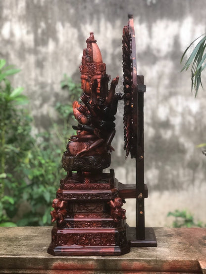 Phật Thiên Thủ Thiên Nhãn Gỗ Trắc - Tượng Thờ Tại Gia Cao Cấp