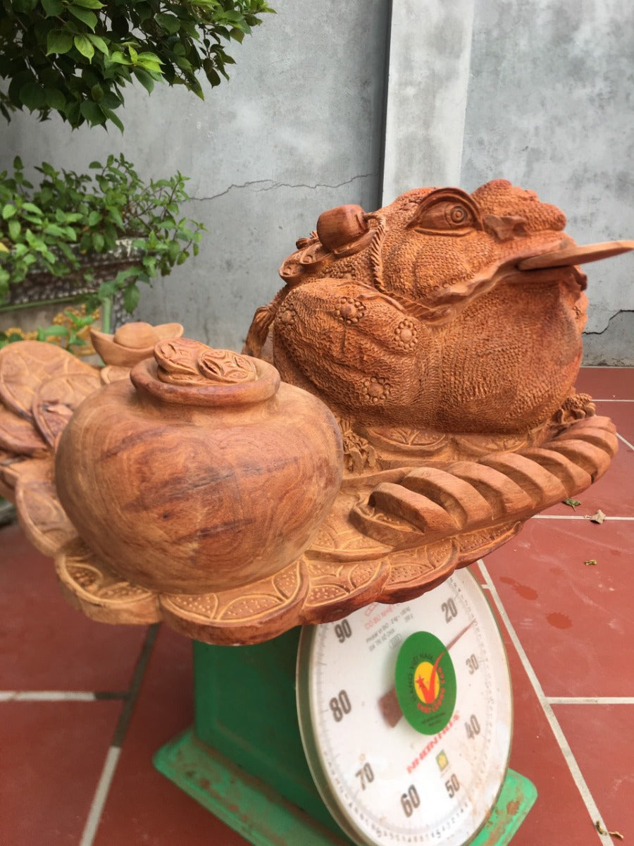 Thiềm Thừ Gai sần - Cóc Vàng Trấn Lu Tiền