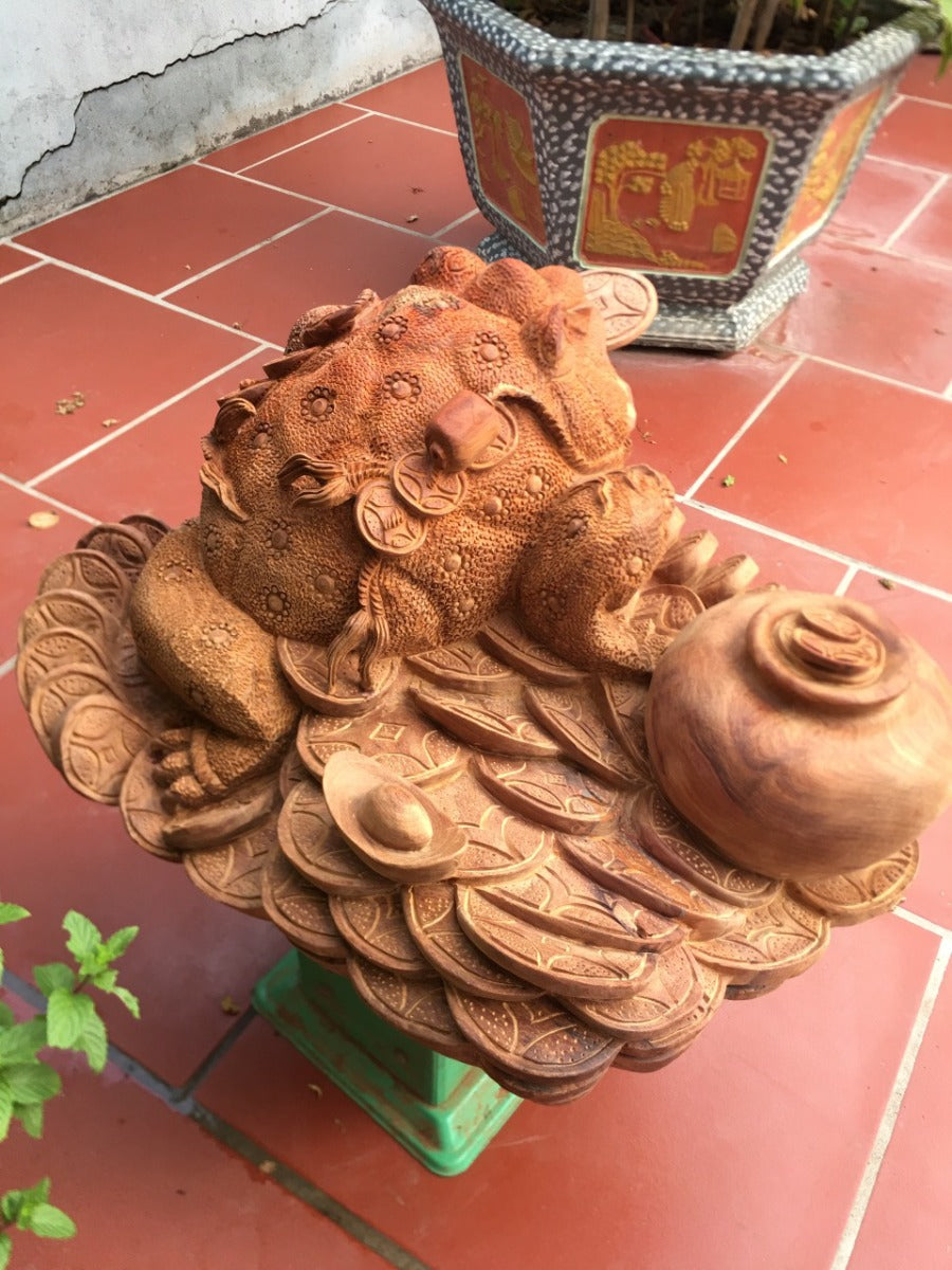 Thiềm Thừ Gai sần - Cóc Vàng Trấn Lu Tiền