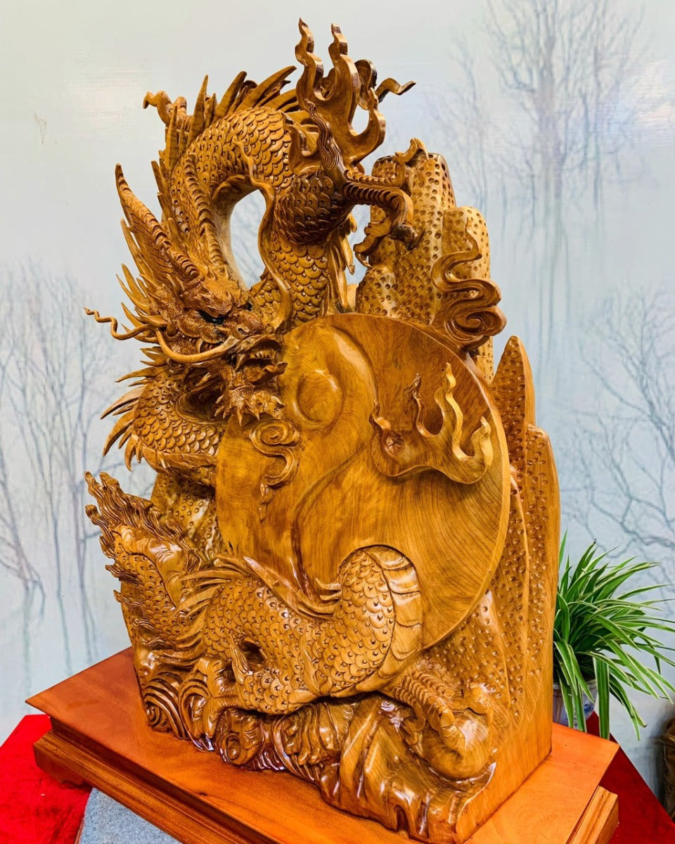 Nhất Long Bát Quái - Tượng Phong Thủy Trấn Thạch