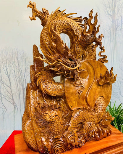 Nhất Long Bát Quái - Tượng Phong Thủy Trấn Thạch