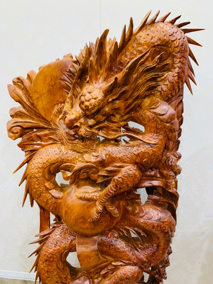 Tượng Rồng Gỗ Hương