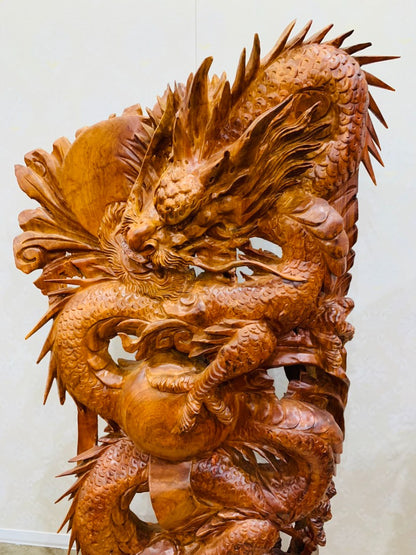 Tượng Rồng Gỗ Hương