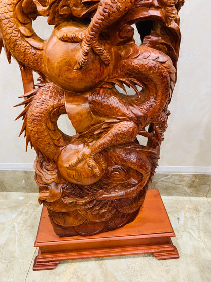 Tượng Rồng Gỗ Hương