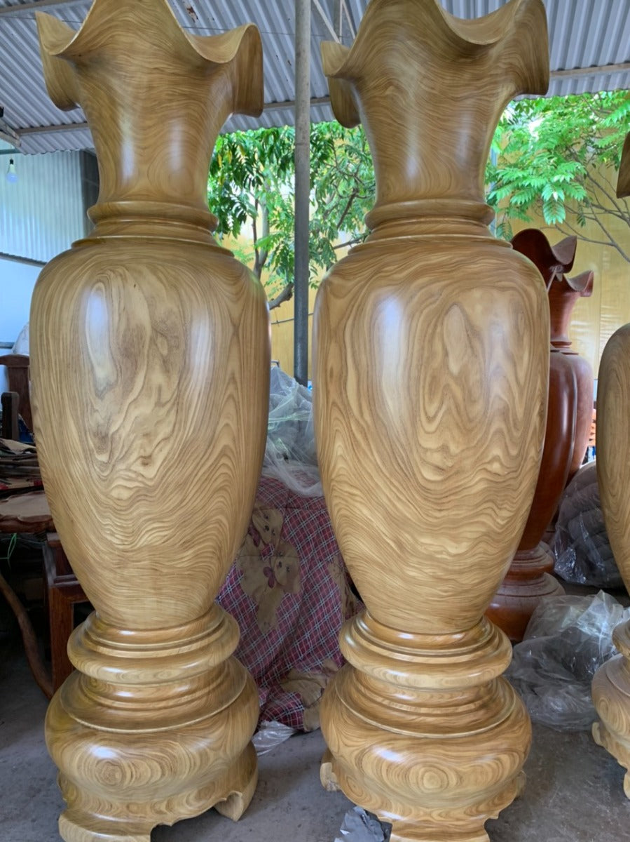 Lục Bình Gỗ Cẩm Vàng Cao 2m