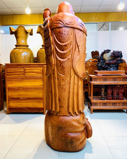 Di Lặc Chúc Phúc Đứng Bao Tiền -  Vạn Sự Như Ý Cao 176cm
