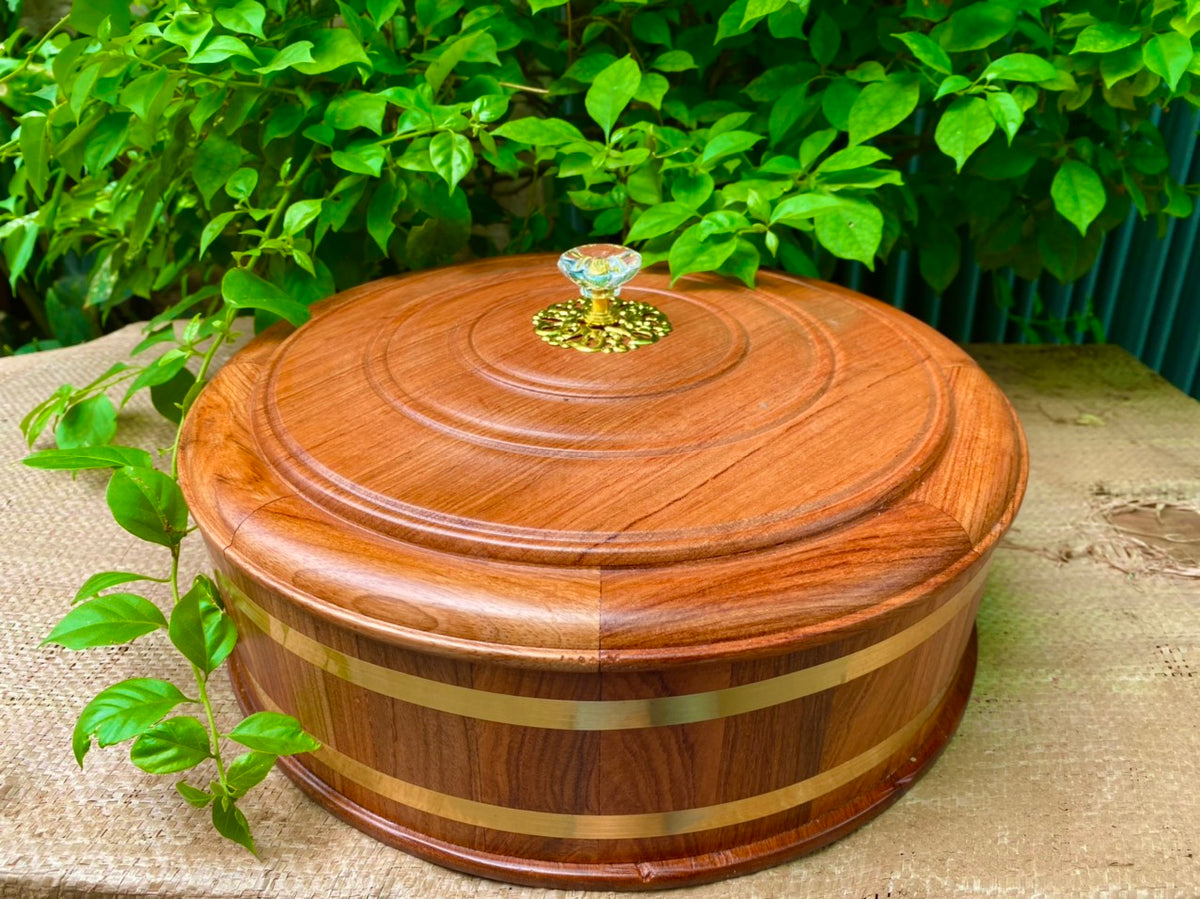 Khay Đựng Bánh Kẹo Cho Ngày Tết 5 Ngăn Cao Cấp Gỗ Hương Đá