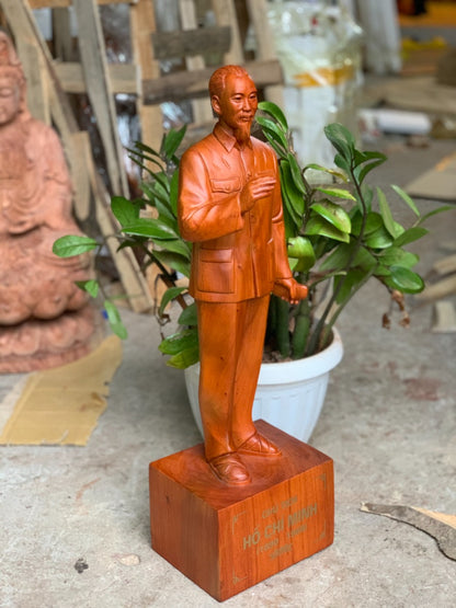 Tượng Chân Dung Toàn Thân Bác Hồ - Hồ Chí Minh Cao 60