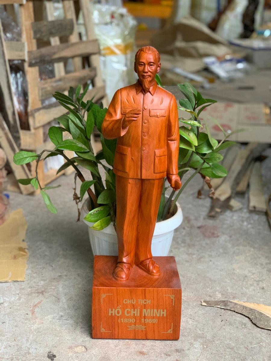 Tượng Chân Dung Toàn Thân Bác Hồ - Hồ Chí Minh Cao 60