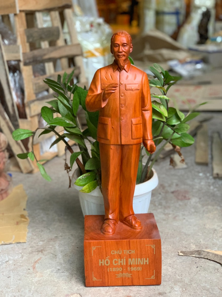 Tượng Chân Dung Toàn Thân Bác Hồ - Hồ Chí Minh Cao 60