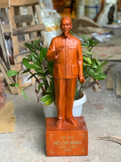 Tượng Chân Dung Toàn Thân Bác Hồ - Hồ Chí Minh Cao 60