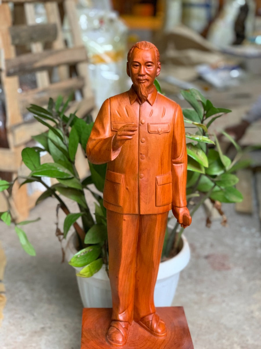 Tượng Chân Dung Toàn Thân Bác Hồ - Hồ Chí Minh Cao 60