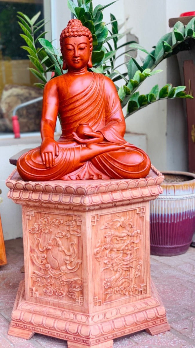 Tượng Phật Bổn Sư - Thích Ca Mâu Ni  Ngồi Thiền Cao 40cm