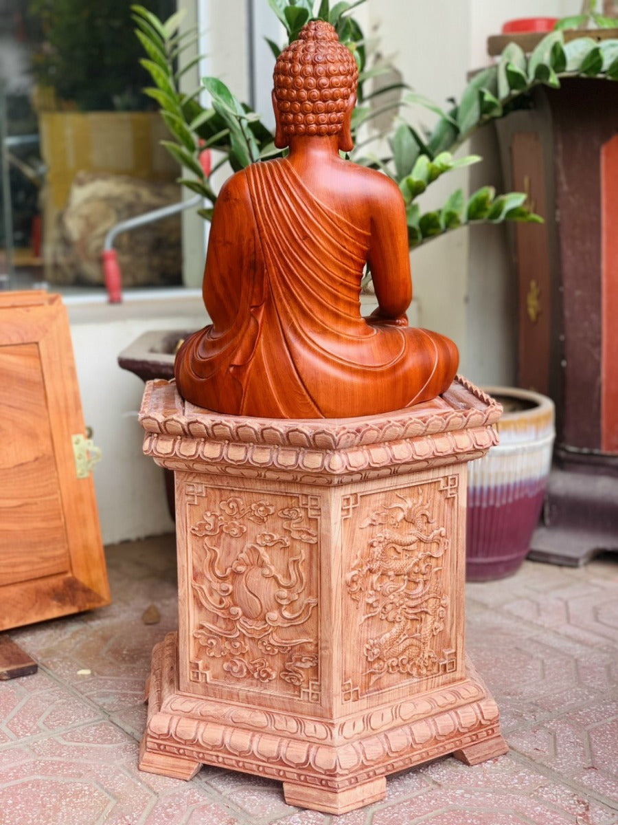 Tượng Phật Bổn Sư - Thích Ca Mâu Ni  Ngồi Thiền Cao 40cm